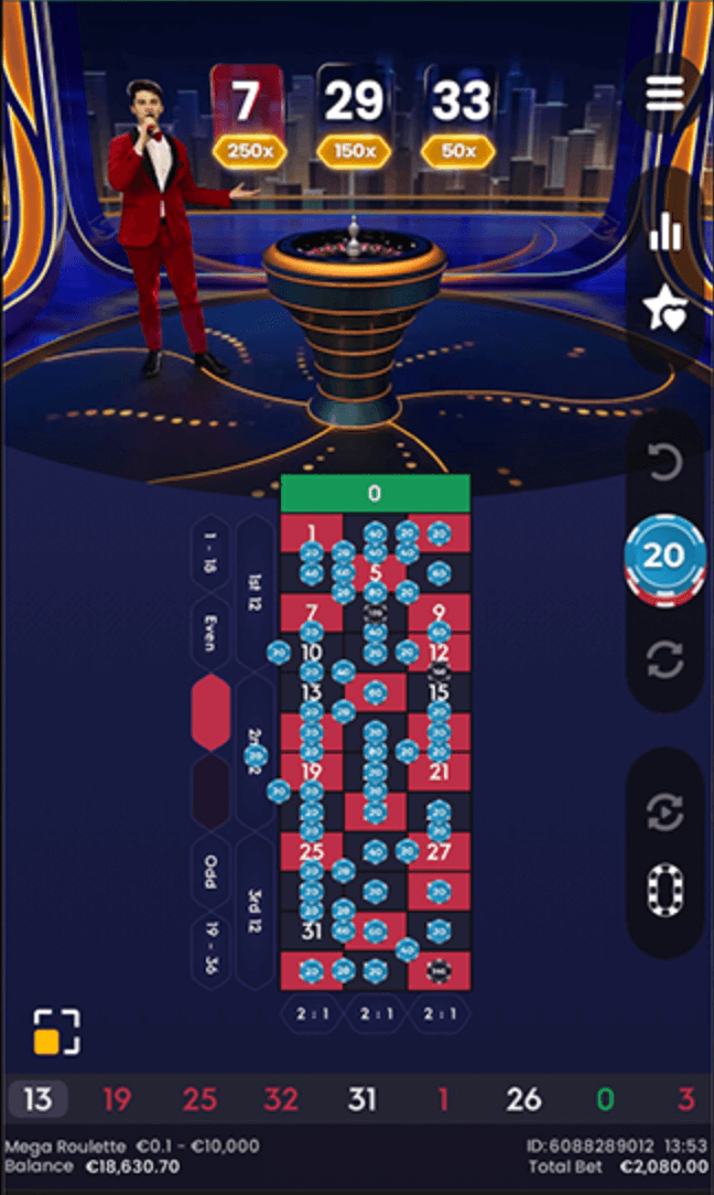 Mega Roulette (Pragmatic Play) Image 2